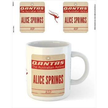 Qantas - Alice Springs Destination Tag Mug