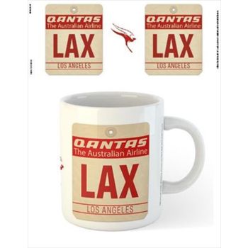 Qantas - LAX Airport Code Tag