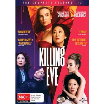 Killing Eve - Season 1-3 DVD