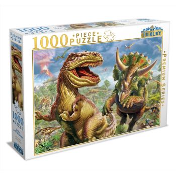 T Rex And Triceratops 1000 Piece Puzzle