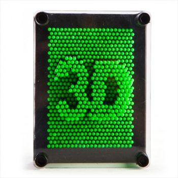 Green Neon Pin Art