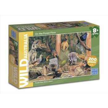 Wild Australia On the Forest Floor Puzzle 200pc