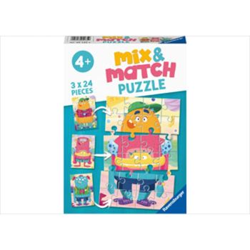 Mix Up Monsters 3 X 24 Piece Puzzle