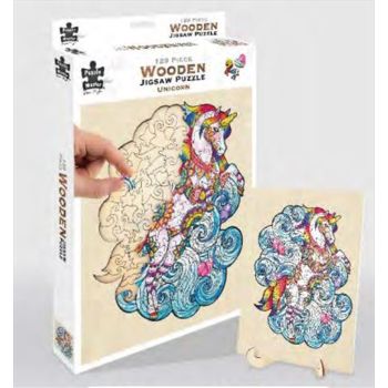 Unicorn 129 Piece Wooden Puzzle