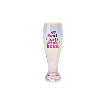 Real Girls Drink Beer Tallulah Aurora Pilsner Glass