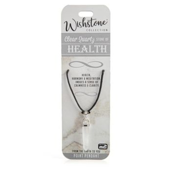 Wishstone Collection Clear Quartz Point Pendant