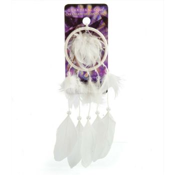 Guardian Angel Dreamcatcher Car Charm