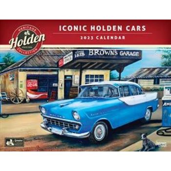 Iconic Holden Cars Horizontal Calendar 2023