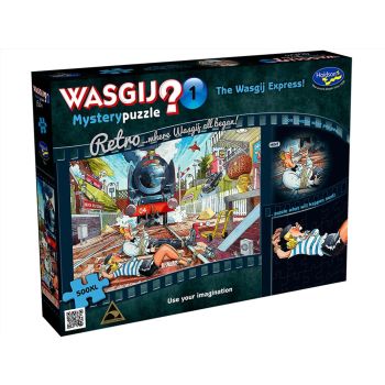 Wasgij 500 Piece Puzzle - Mystery Retro Masgik Express