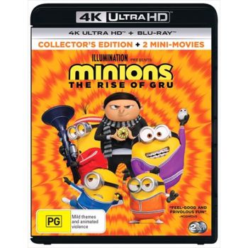 Minions - The Rise Of Gru | Blu-ray + UHD - Collector's Edition - + 2 Mini-Movies UHD