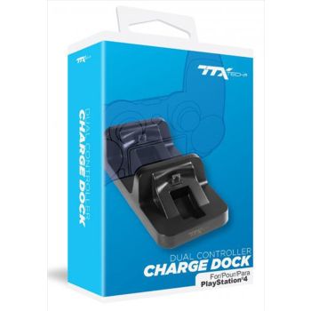 PS4 TTX Tech Dual Controller Dual Dock