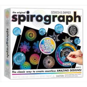 Spirograph Scratch Shimmer