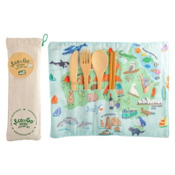 Australiana Eco-to-Go Bamboo Cutlery Set