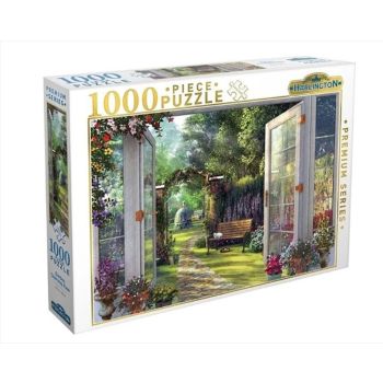 Harlington Garden Doorway View Puzzle 1000pc