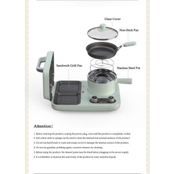 BEAR Multifunctional Breakfast Machine