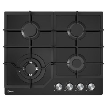 Gas Glass Cooktop 60cm Black