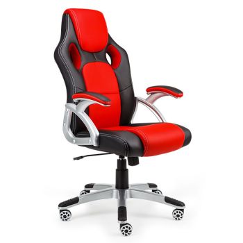 OVERDRIVE Racing Office Chair - Seat Executive Computer Gaming PU Leather Deluxe