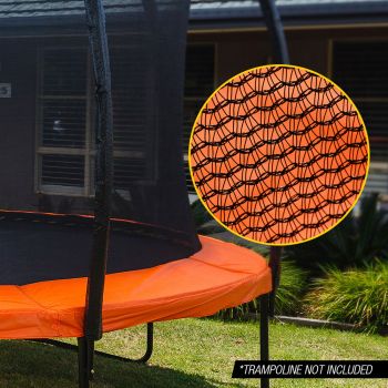 UP-SHOT 14ft Replacement Trampoline Inside Safety Net Spare Enclosure 8 Pole