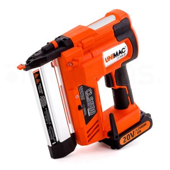 UNIMAC Brad Nailer Staple Gun Cordless 2-in-1 Lithium 20V Nail Gun 18ga Nails