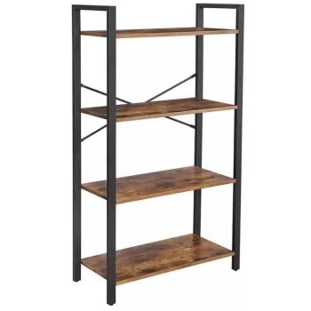 EKKIO 4-Tiers Metal Wood Display Shelf EK-WBS-102-YXH