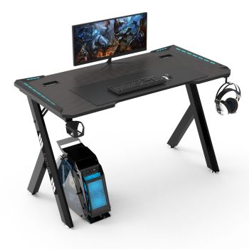 EKKIO RGB Gaming Desk Y Shape Black 100cm EK-GD-100-AL