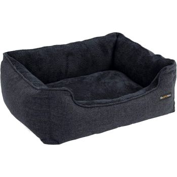 FEANDREA 110cm Dog Sofa Bed with Removable Washable Cover Dark Grey