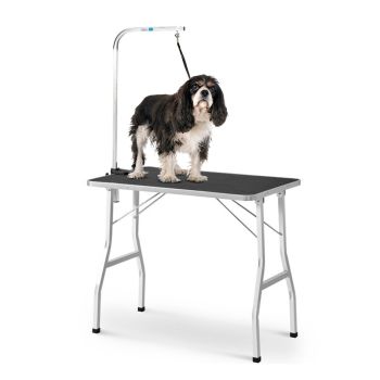 Floofi Pet Grooming Table 90cm Single Pole (Black) FI-GT-100-LZ