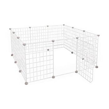 Floofi Small Pet Playpen (White) FI-PP-104-JY