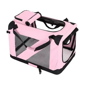 FLOOFI Portable Pet Carrier-Model 1-M Size (Pink) FI-PC-145-KPT