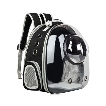 Floofi Space Capsule Backpack - Model 2 (Black) FI-BP-108-FCQ