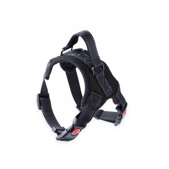 FLOOFI Dog Harness M Size (Black) FI-PC-153-XL