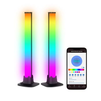 GOMINIMO Smart LED RGB Flow Light Bars 2pcs GO-LLB-100-NN