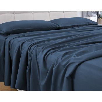 GOMINIMO 4 Pcs Bed Sheet Set 2000 Thread Count Ultra Soft Microfiber - Single (Royal Blue) GO-BS-102-XS