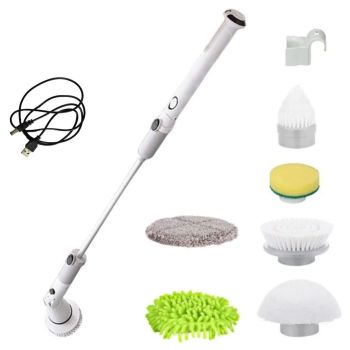 GOMINIMO Electric Spinning Scrubber 2000 mAh 6 Brush Set GO-CB-104-BD