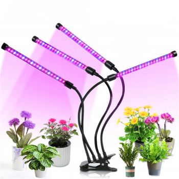 NOVEDEN Plant Grow Light 4 Head Grow Lamp NE-PGL-100-JX