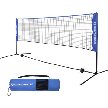 SONGMICS 3m Portable Tennis Badminton Net Blue SYQ300V1