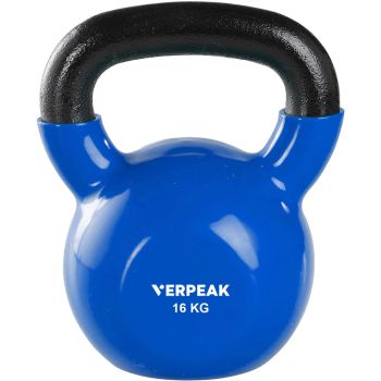 Verpeak Vinyl Kettlebell 16kg Blue VP-KB-128-AC