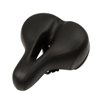 VERPEAK Comfortable Bike Seat Wide Bicycle Saddle Cushion for Women and Men (Black) VP-BSD-100-JK