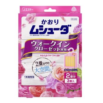 [6-PACK] S.T. Japan Clothing Insect Repellent Fresh Floral Fragrance Cloakroom 3 pcs