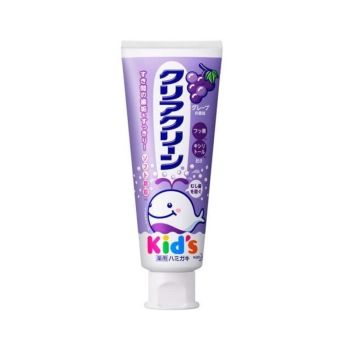 [6-PACK] Kao Japan Fruit Flavored Children's Toothpaste 70g ( 2 Flavors Available ) Grape