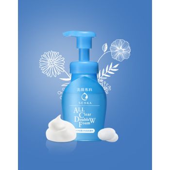 [6-PACK] SHISEIDO Japan SENKA All Clear Double W Foam