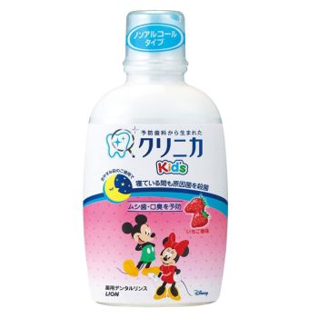 [6-PACK] Lion Japan Klinica Kid's Dental Rinse 250ml (3 Scent Available) Strawberry