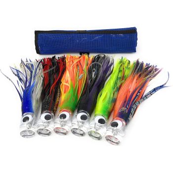 Capt Jay Fishing trolling Lure (9 inch) 6pcs Package Fishing trolling Lure Offshore