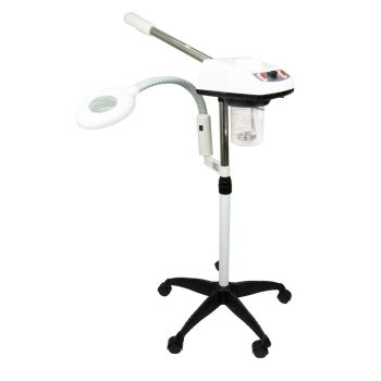 Facial Steamer and Magnifying Lamp 2in1 Beauty Machine Face Spa Magnifier Stand