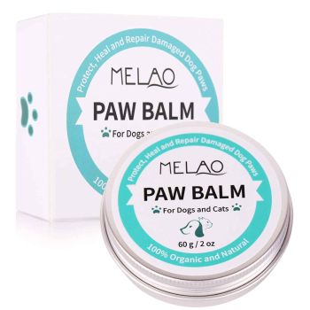 60g Pet Paw Balm - Dog or Cat Natural Organic Nose Soother Wax Ointment Cream