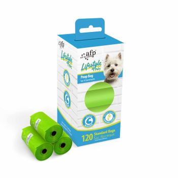 120 Dog Poop Bags 8x15 Rolls/Bags - Pet Waste Roll Lavender