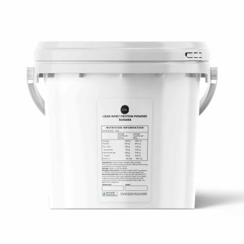 2Kg Lean Whey Protein Blend - Banana Shake WPI/WPC Supplement Bucket