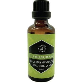 Lemongrass Essential Oil 50ml Bottle - Aromatherapy