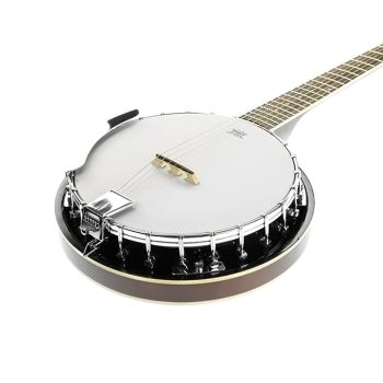 Karrera 6 String Resonator Banjo -  Brown