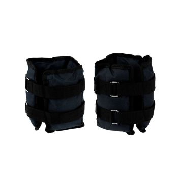 Powertrain Sports Pair 2kg Ankle Weights Home Gym Equipment Wrist Fitness Yoga Training Weights